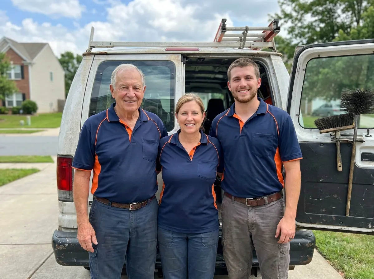 The blue sky chimney cleaning team — chimney sweep in Charlotte, CA